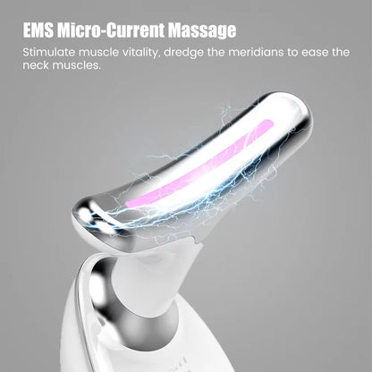 7-in-1 LED Face & Neck Lifter – Sculpt, Tighten & Glow